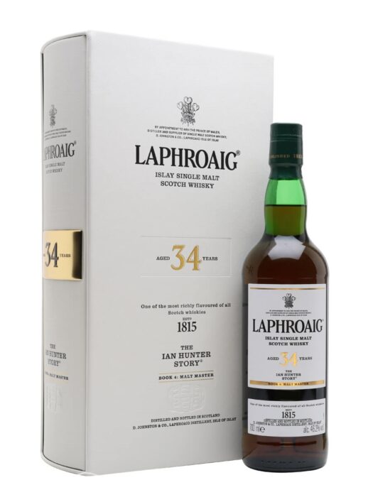 Laphroaig 34 Year Old The Ian Hunter Story Book 4