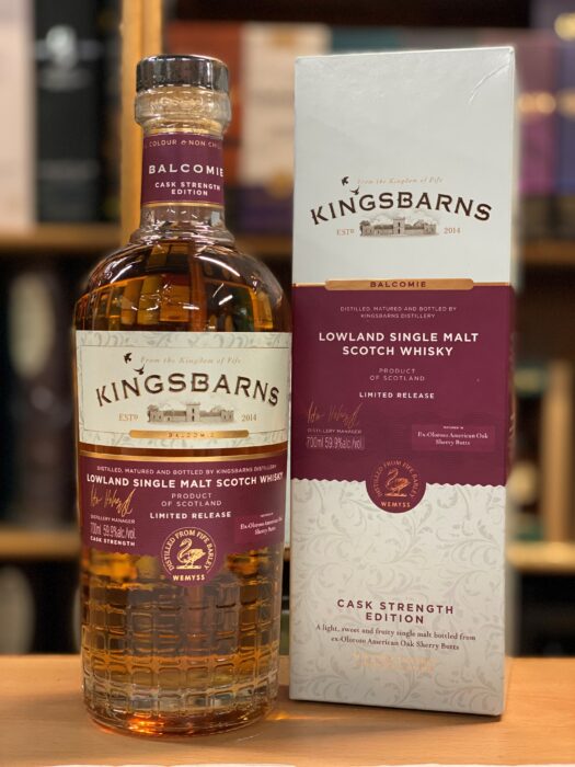 Kingsbarns Balcomie Cask Strength Edition Limited Release